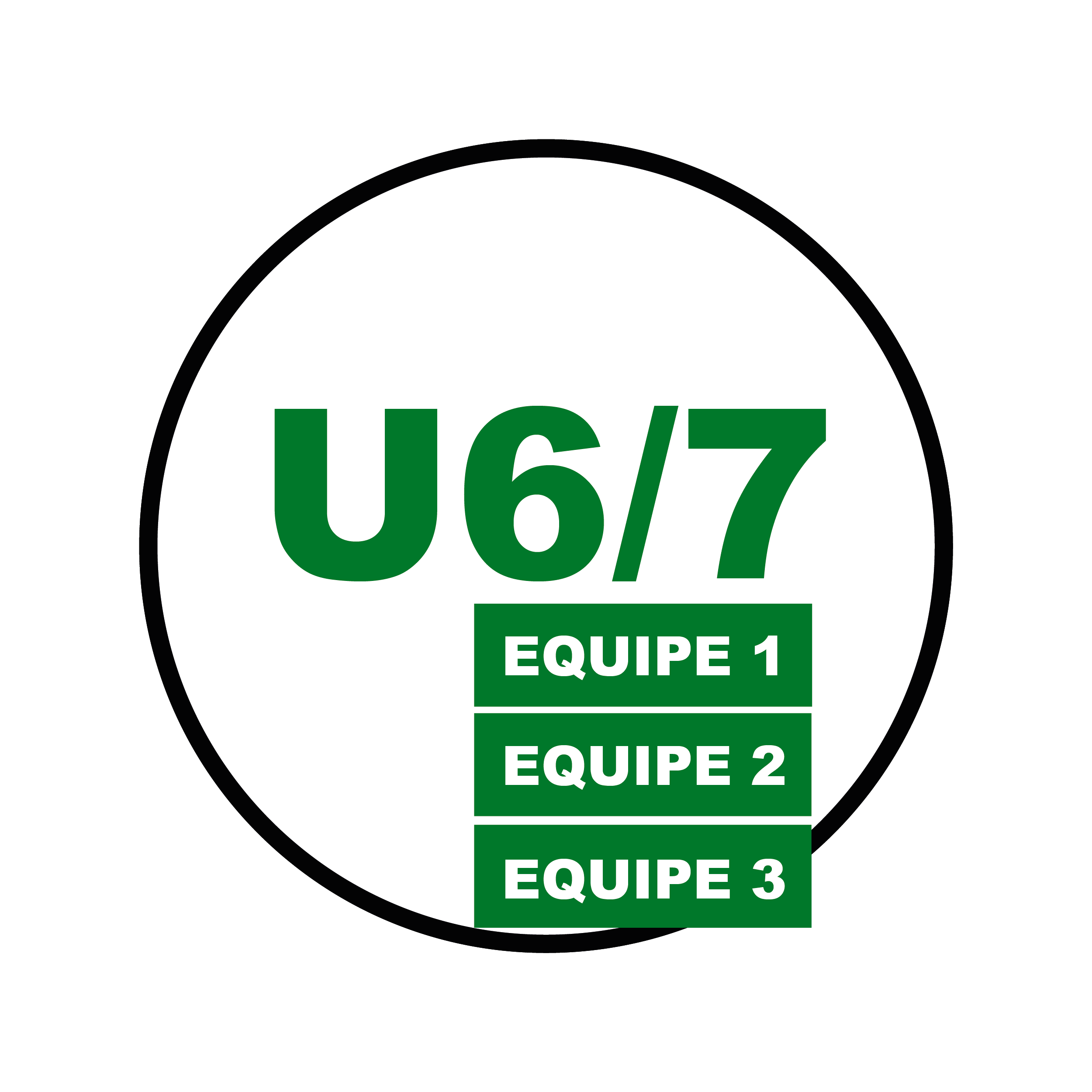 Catégorie U6 - 3 équipes