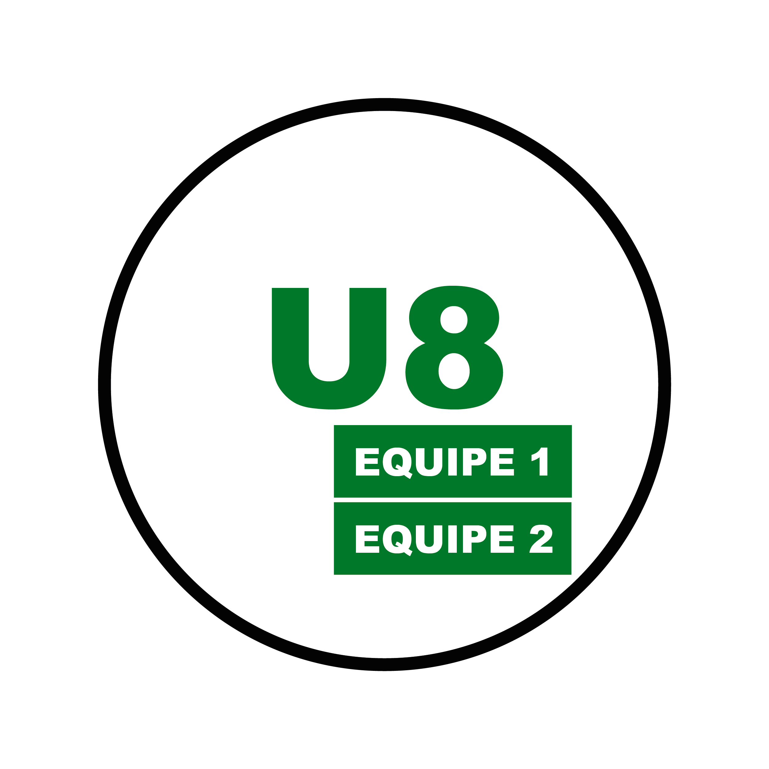 Catégorie U8 - 2 équipes